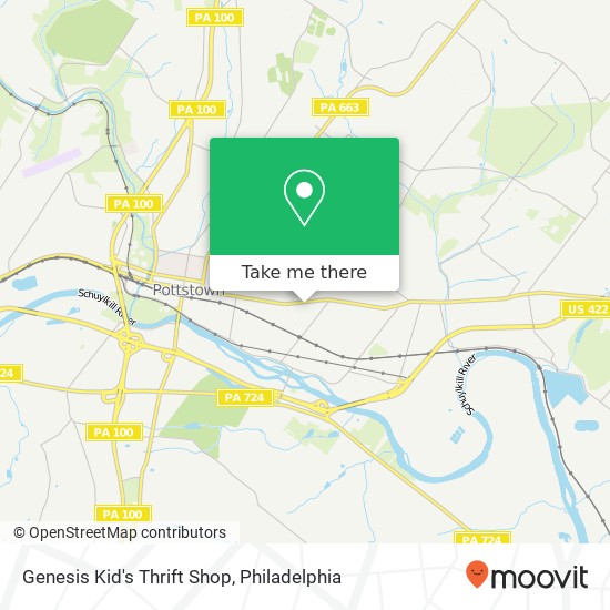 Genesis Kid's Thrift Shop, 888 E High St Pottstown, PA 19464 map