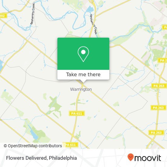 Flowers Delivered, 1409 Easton Rd Warrington, PA 18976 map