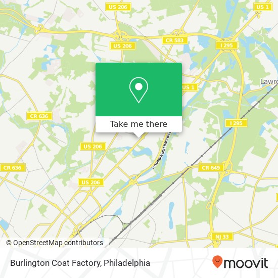 Burlington Coat Factory, 2495 US Highway 1 Lawrence, NJ 08648 map
