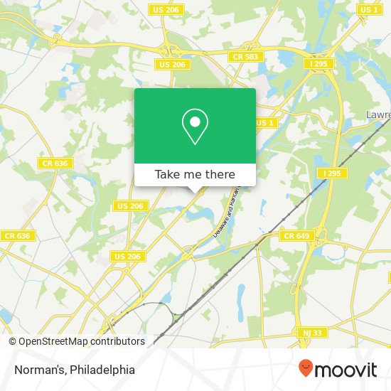 Mapa de Norman's, 2495 US Highway 1 Lawrence, NJ 08648