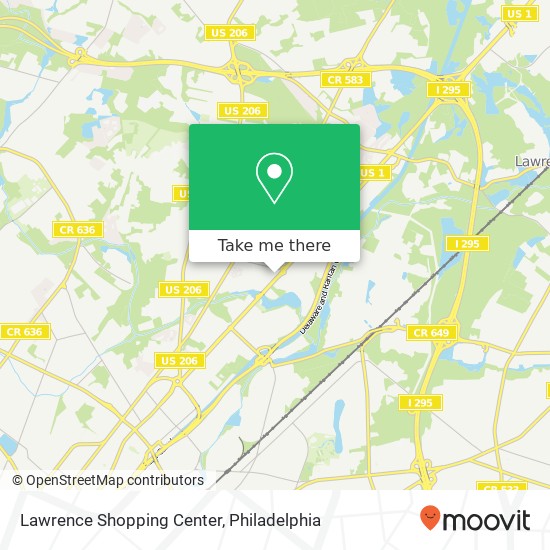 Lawrence Shopping Center map