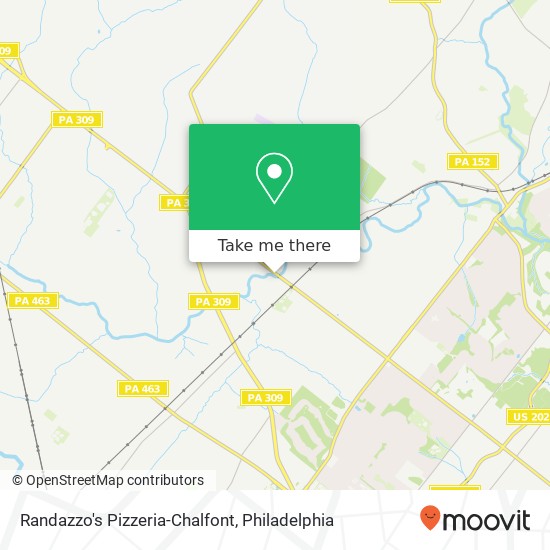 Randazzo's Pizzeria-Chalfont, 202 County Line Rd Colmar, PA 18915 map