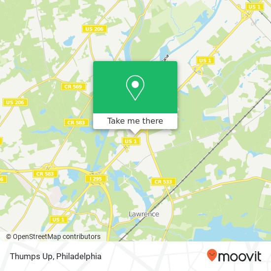 Thumps Up, 3349 US Highway 1 Lawrence, NJ 08648 map