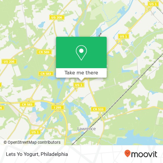 Lets Yo Yogurt, 3349 US Highway 1 Lawrence, NJ 08648 map