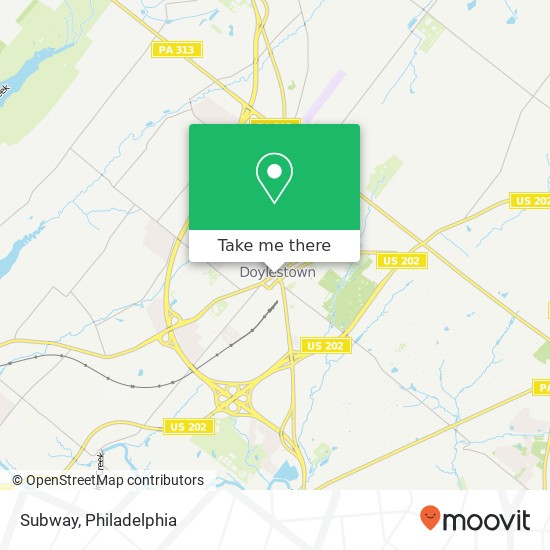 Subway, 16 W State St Doylestown, PA 18901 map