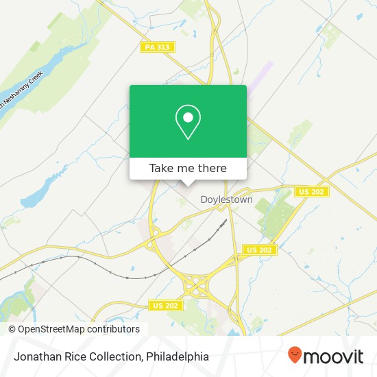 Mapa de Jonathan Rice Collection, 215 Hastings Ct Doylestown, PA 18901