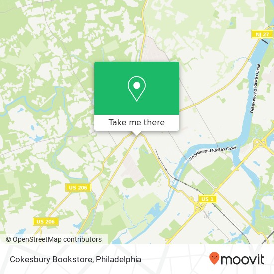 Cokesbury Bookstore map