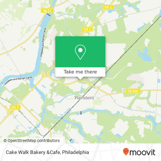 Cake Walk Bakery &Cafe, Scudders Mill Rd Plainsboro, NJ 08536 map