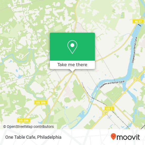 One Table Cafe, 33 Mercer St Princeton, NJ 08540 map