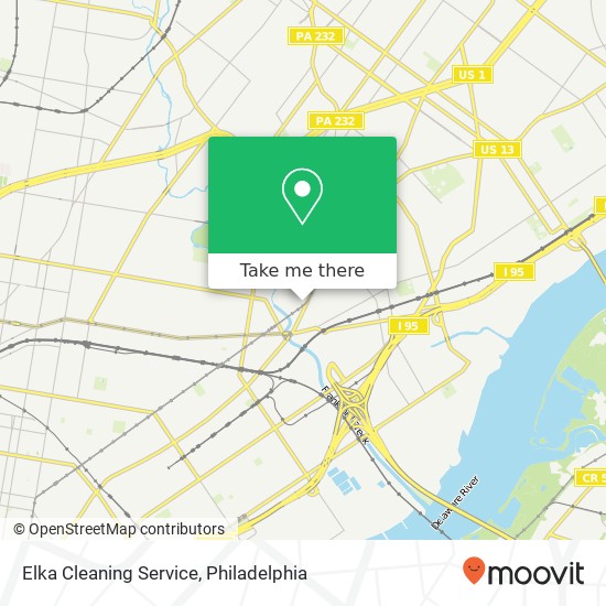 Mapa de Elka Cleaning Service