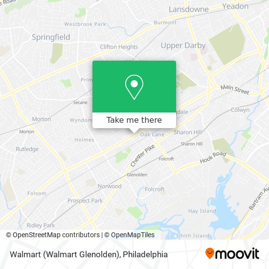 Walmart (Walmart Glenolden) map