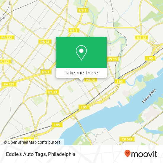 Eddie's Auto Tags map