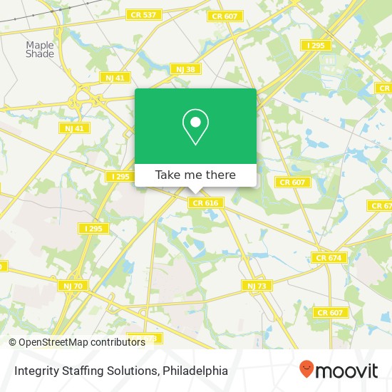 Integrity Staffing Solutions map