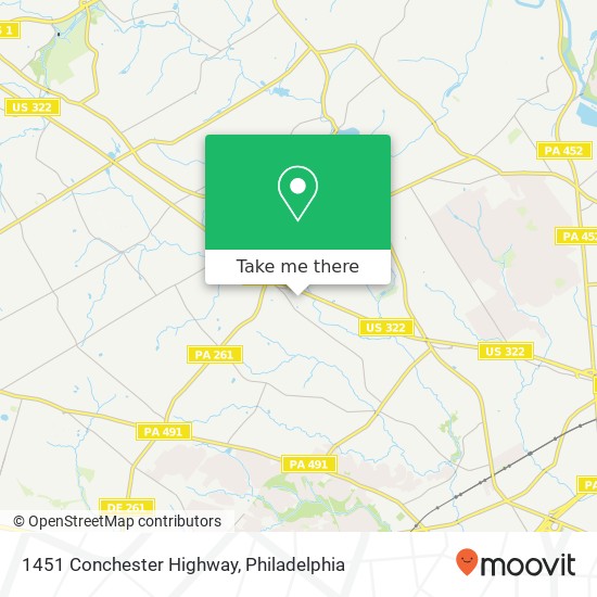 Mapa de 1451 Conchester Highway