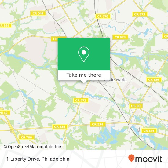 1 Liberty Drive map
