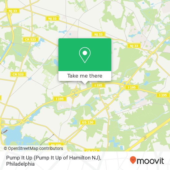 Pump It Up (Pump It Up of Hamilton NJ) map