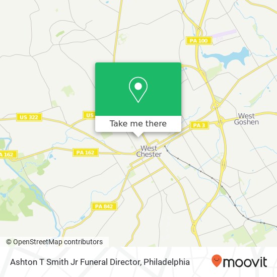 Ashton T Smith Jr Funeral Director map