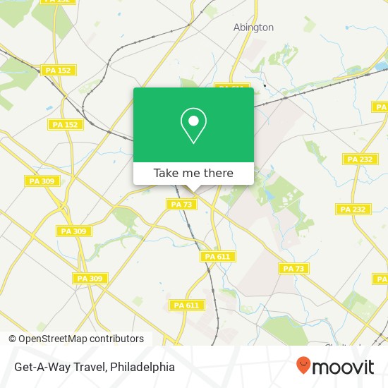 Mapa de Get-A-Way Travel
