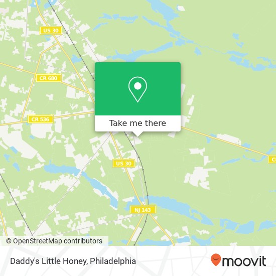 Daddy's Little Honey map