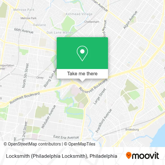 Locksmith (Philadelphia Locksmith) map