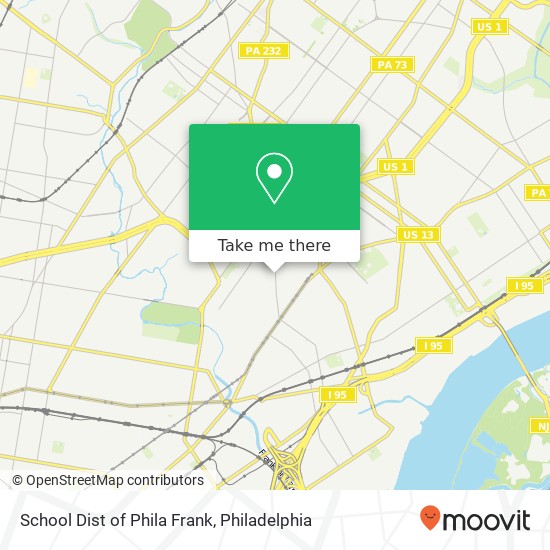 Mapa de School Dist of Phila Frank