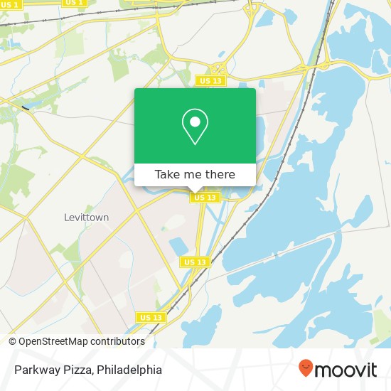 Parkway Pizza map