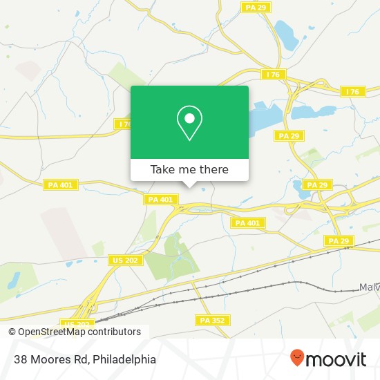 Mapa de 38 Moores Rd