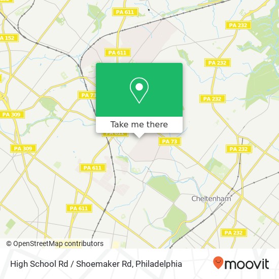 Mapa de High School Rd / Shoemaker Rd