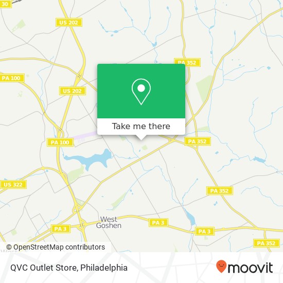 Mapa de QVC Outlet Store