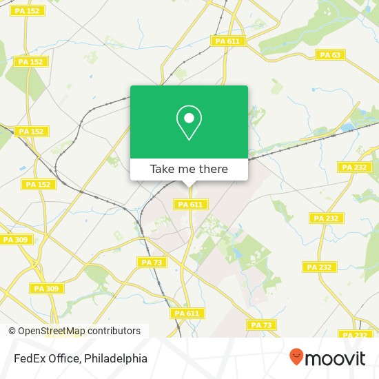 FedEx Office map