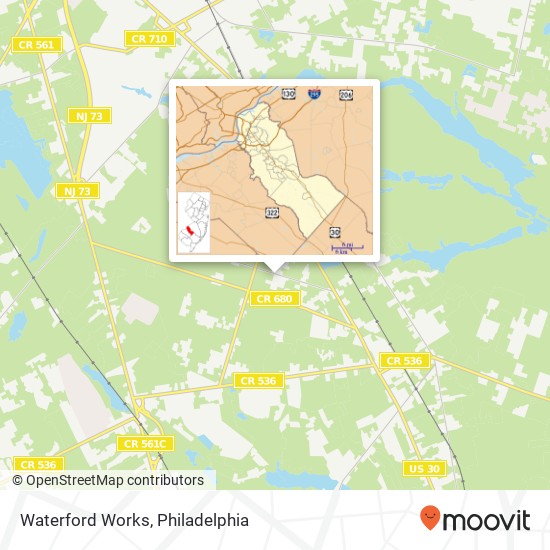 Mapa de Waterford Works