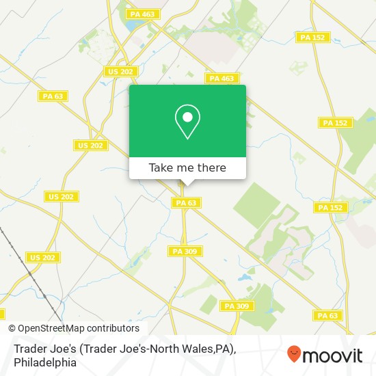 Trader Joe's (Trader Joe's-North Wales,PA) map