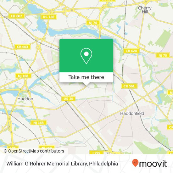 Mapa de William G Rohrer Memorial Library