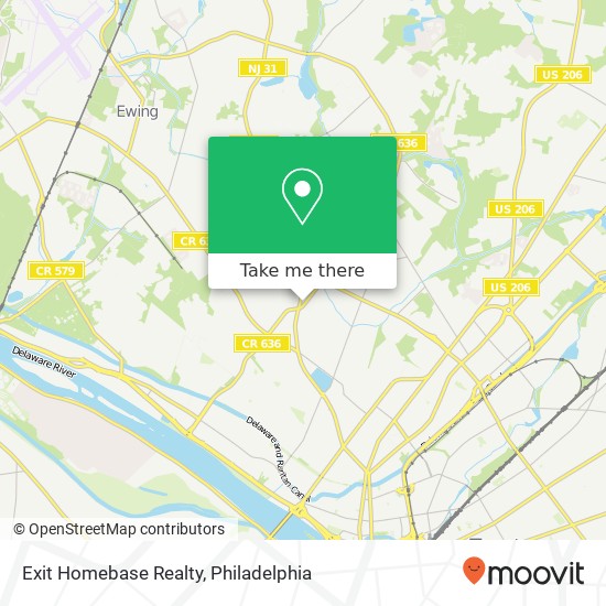 Mapa de Exit Homebase Realty