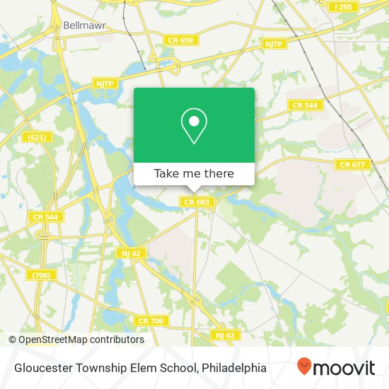 Gloucester Township Elem School map