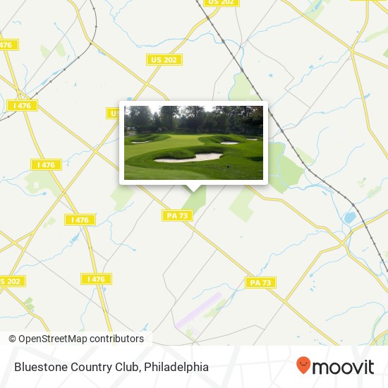 Mapa de Bluestone Country Club