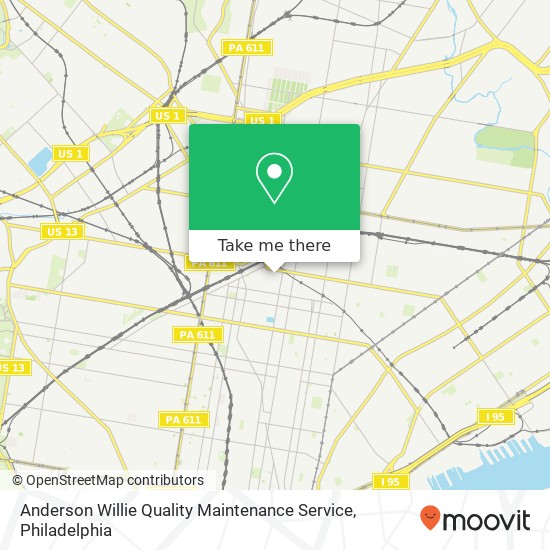 Anderson Willie Quality Maintenance Service map