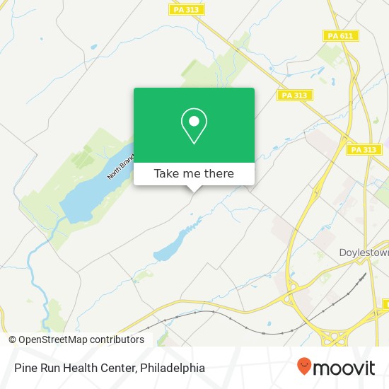 Mapa de Pine Run Health Center