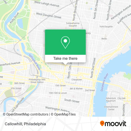 Callowhill map
