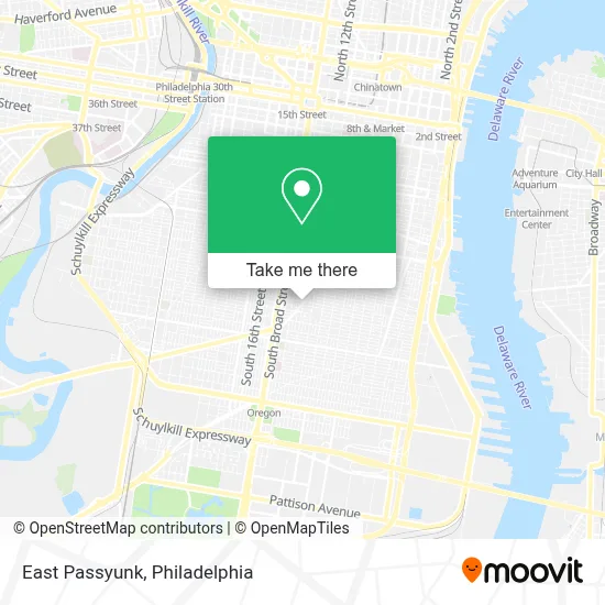 East Passyunk map