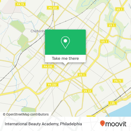 International Beauty Academy map