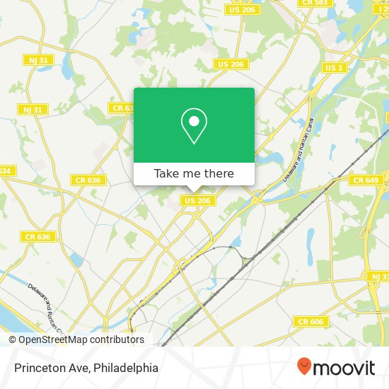 Mapa de Princeton Ave