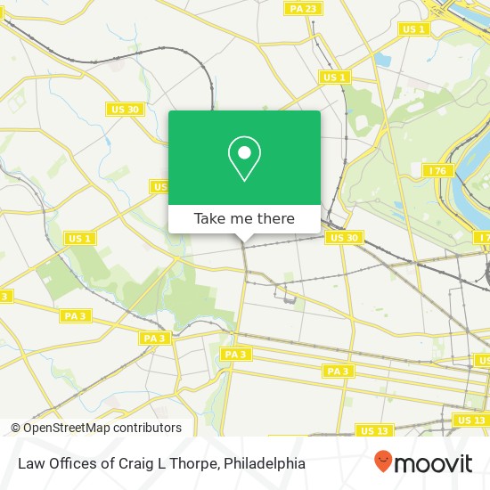 Law Offices of Craig L Thorpe map