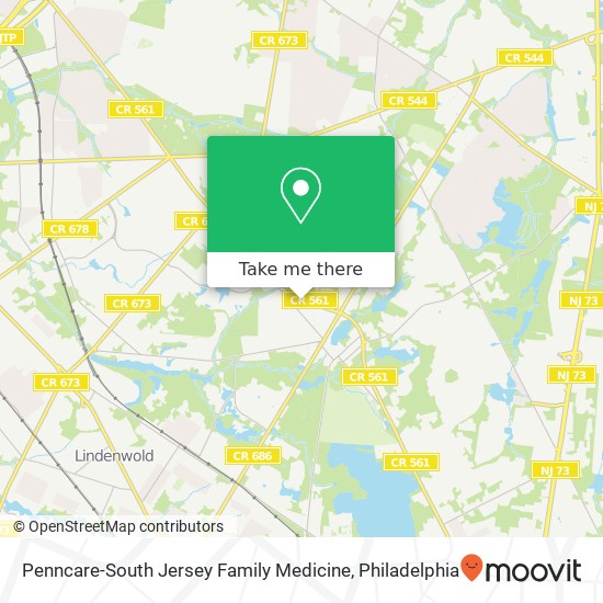 Penncare-South Jersey Family Medicine map