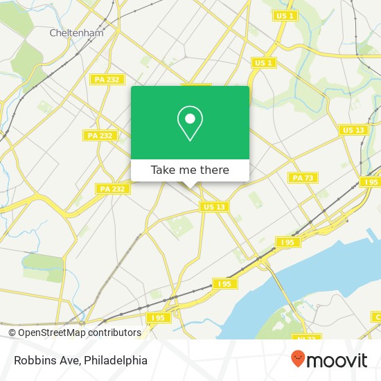 Mapa de Robbins Ave