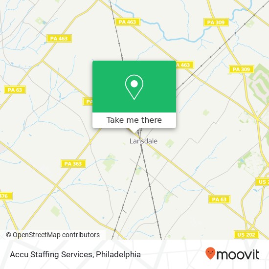 Accu Staffing Services map