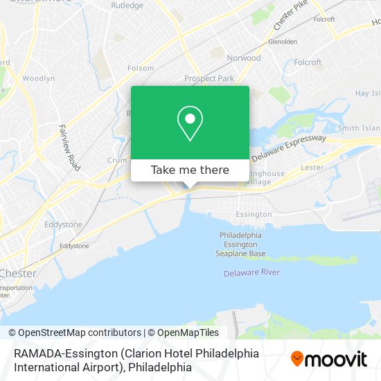 RAMADA-Essington (Clarion Hotel Philadelphia International Airport) map