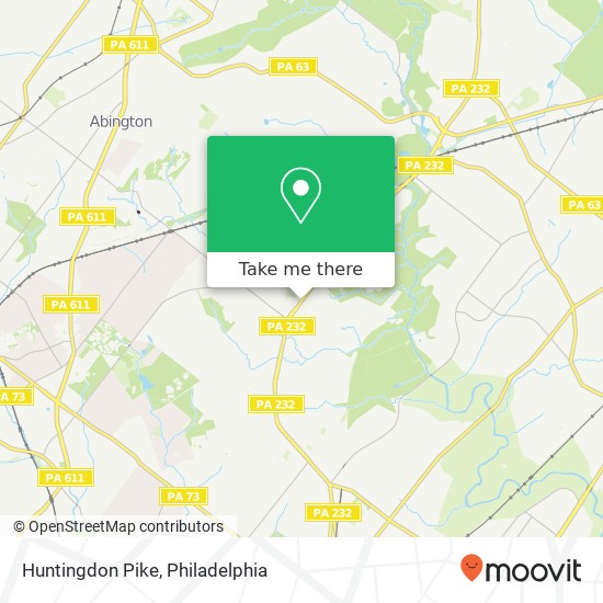 Mapa de Huntingdon Pike