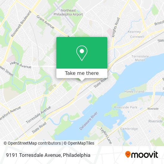 Mapa de 9191 Torresdale Avenue