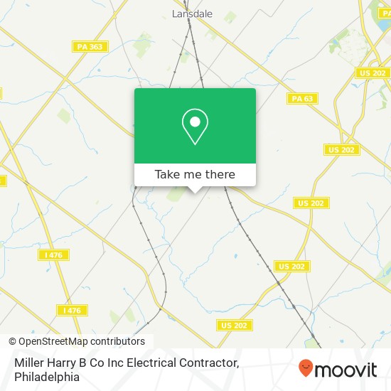 Miller Harry B Co Inc Electrical Contractor map